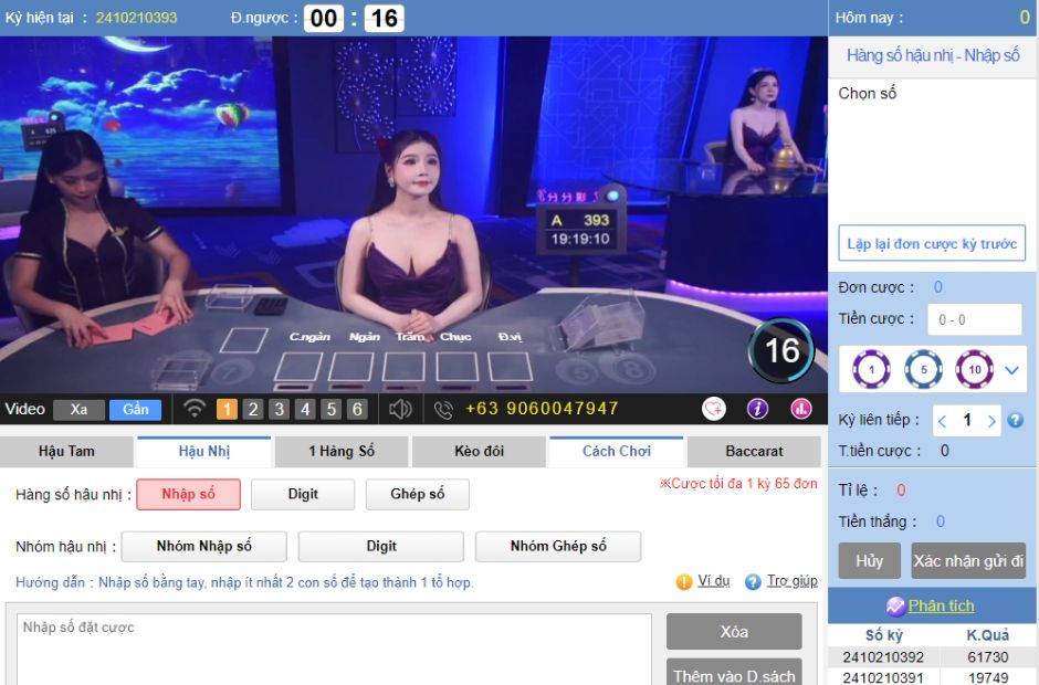 Trải nghiệm xổ số trực tiếp với hot dealer