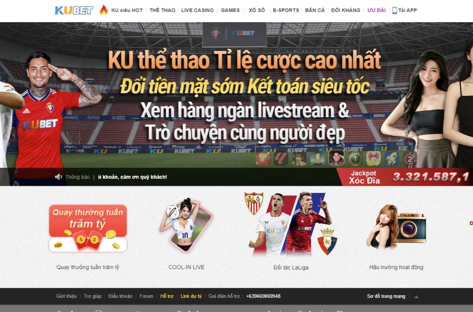 Trang cược thể thao uy tín số 1 Châu Á