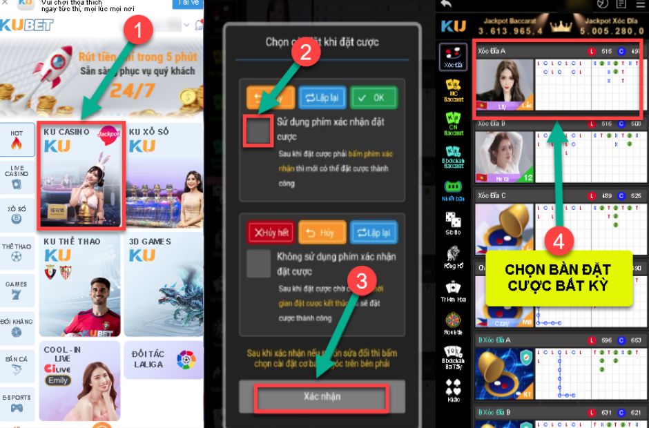 Hướng dẫn cách vào sàn xóc đĩa