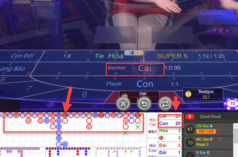 Tỷ lệ Banker thắng cao hơn Player