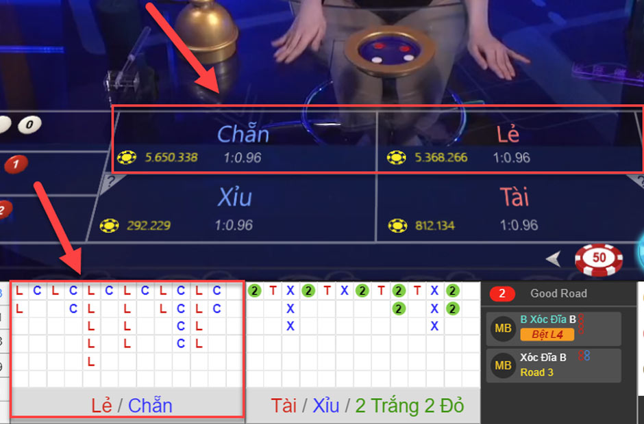 Chẵn lẻ xóc đĩa