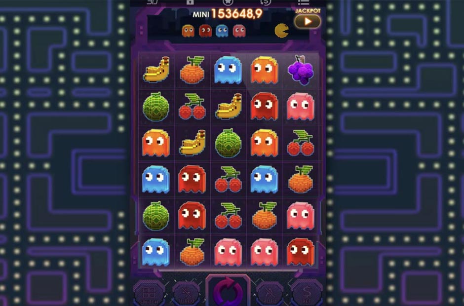 Game slot Pacman có giao diện sống động